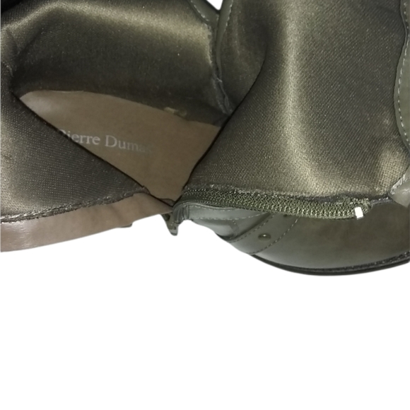 Pierre Dumas Ravenna Chunky Block Heel Brown Ankle Booties Size 8.5 - Picture 5 of 5